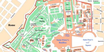 Vatikán politickú mapu