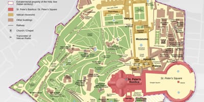 Mapa Vatikán